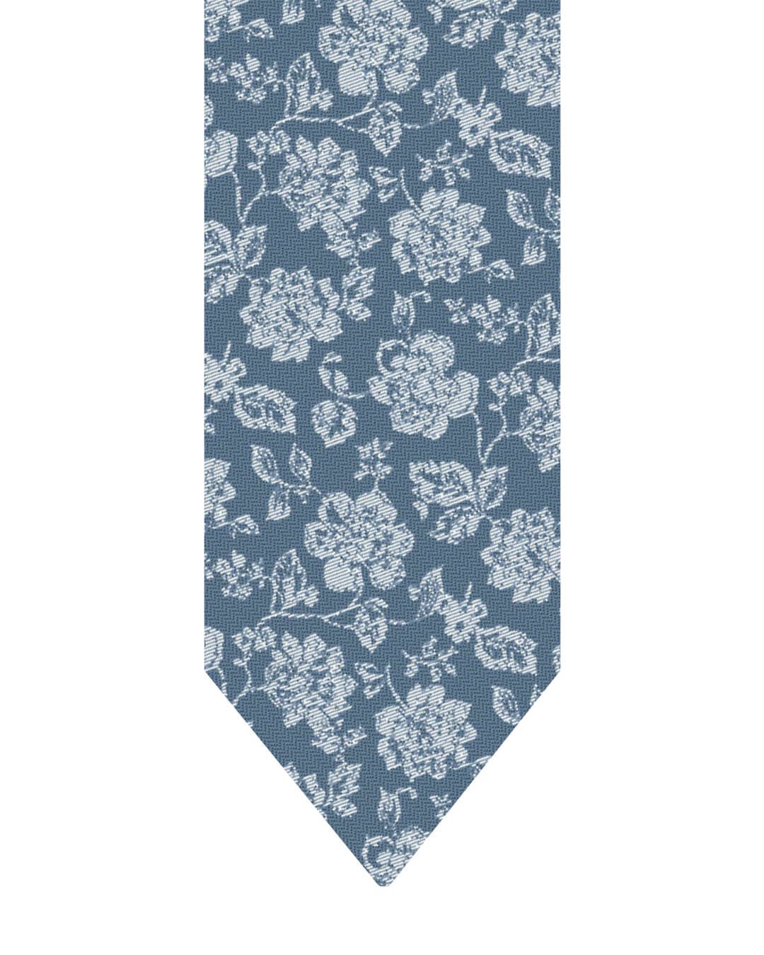 Gagliardi Ties One Size Gagliardi Blue Tie Italian Silk Shantung Floral