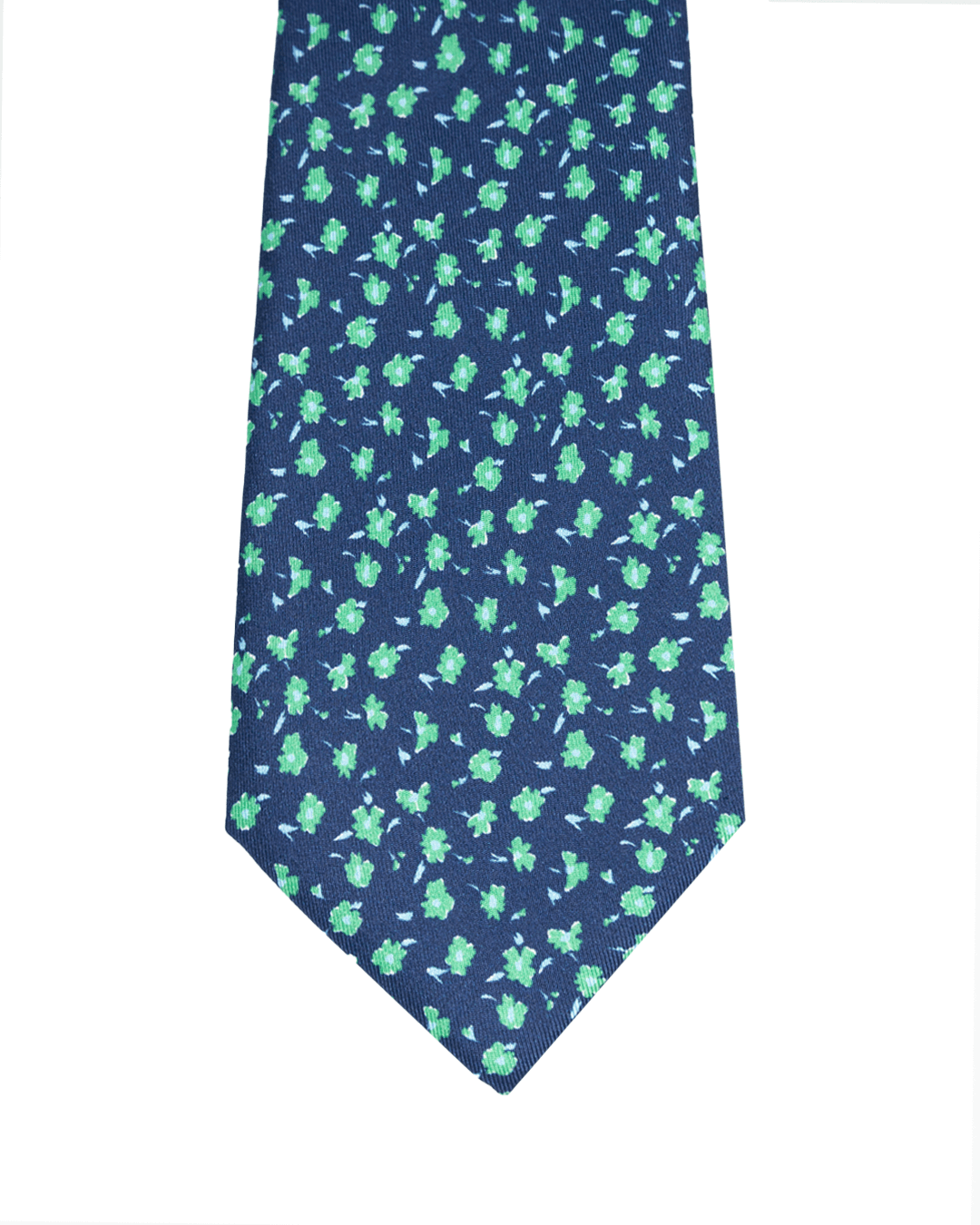 Gagliardi Ties One Size Gagliardi Green Floral Italian Silk Printed Tie