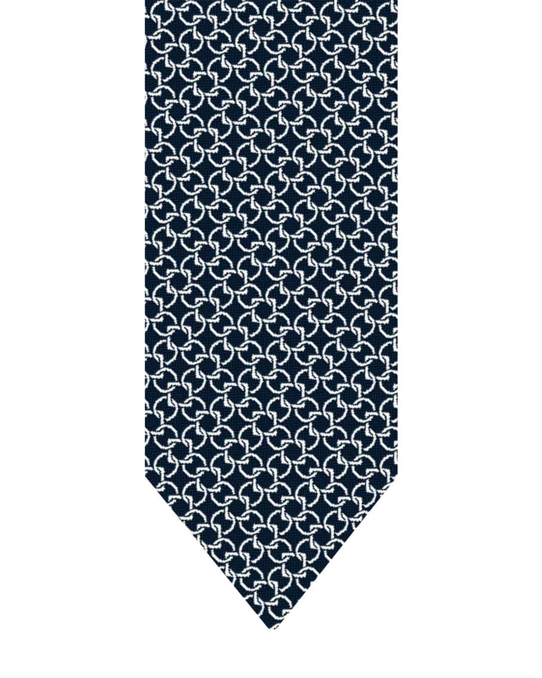 Gagliardi Ties One Size Gagliardi Navy Tie Italian Silk Shantung Links