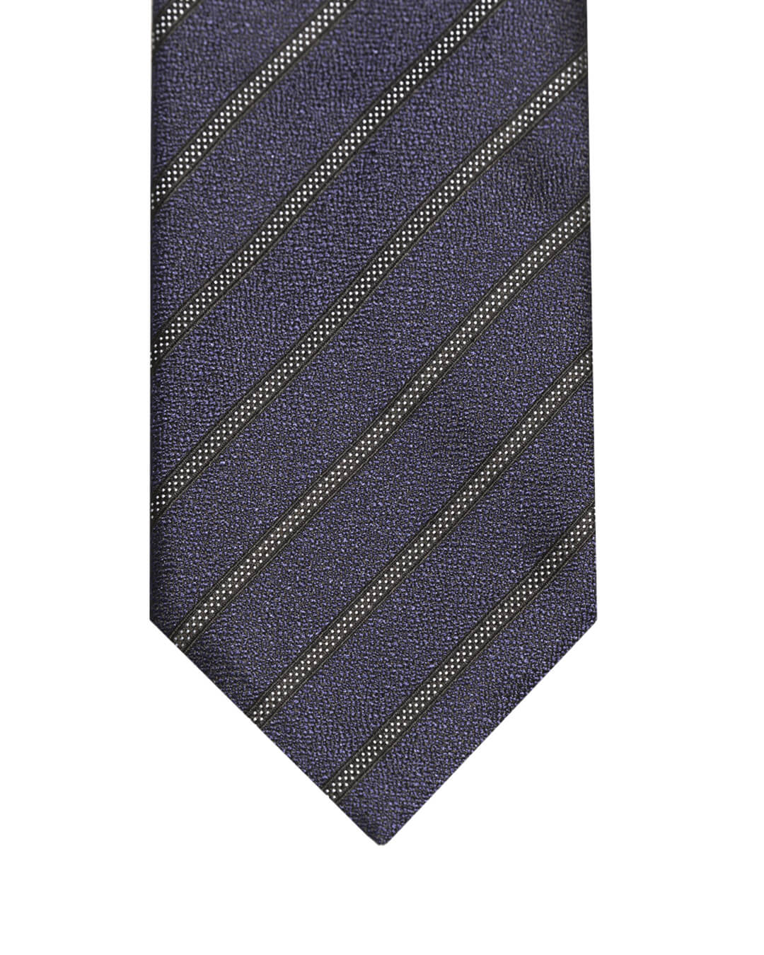 Gagliardi Ties One Size Gagliardi Navy Triple Pin Stripe Italian Silk Tie