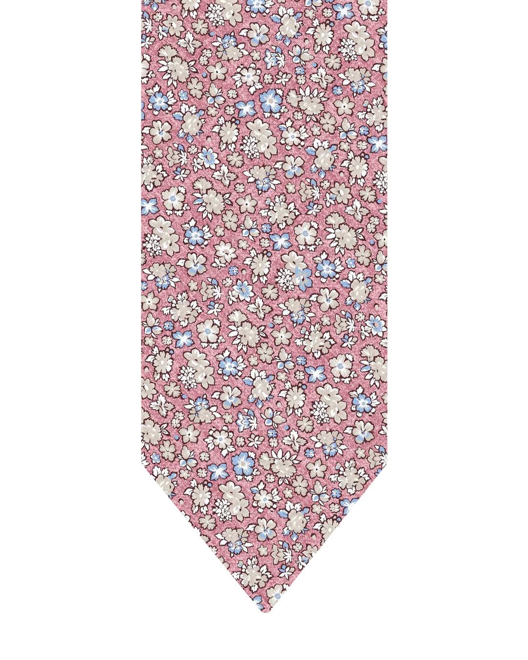 Gagliardi Ties One Size Gagliardi Pink Tie Italian Silk Shappe Floral
