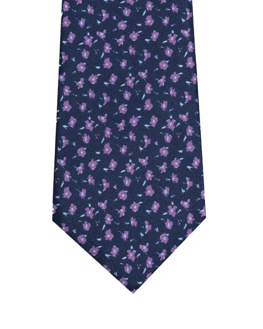 Gagliardi Ties One Size Gagliardi Purple Floral Italian Silk Printed Tie