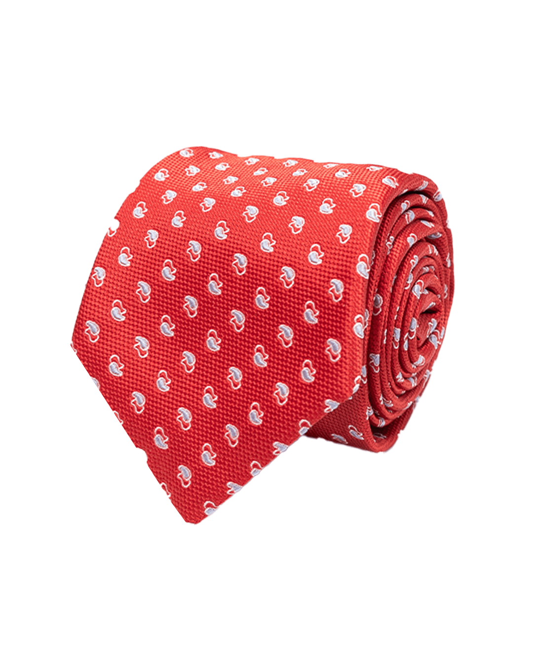 Gagliardi Ties One Size Gagliardi Red Double Paisley Italian Silk Tie