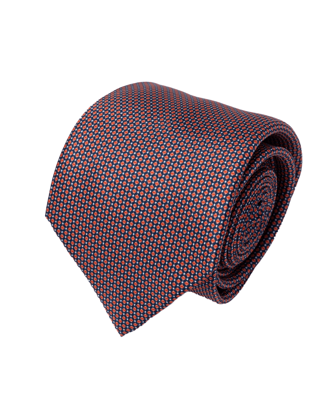 Gagliardi Ties One Size Gagliardi Red Geometric Italian Silk Printed Tie