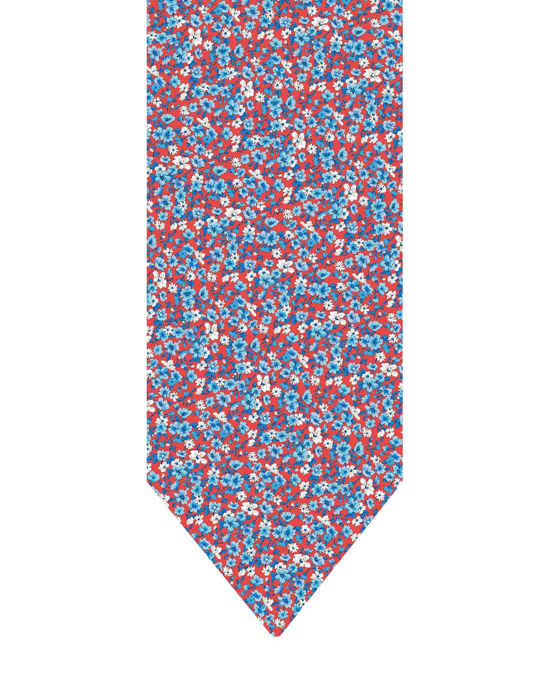 Gagliardi Ties One Size Gagliardi Red Tie Italian Silk Printed Floral