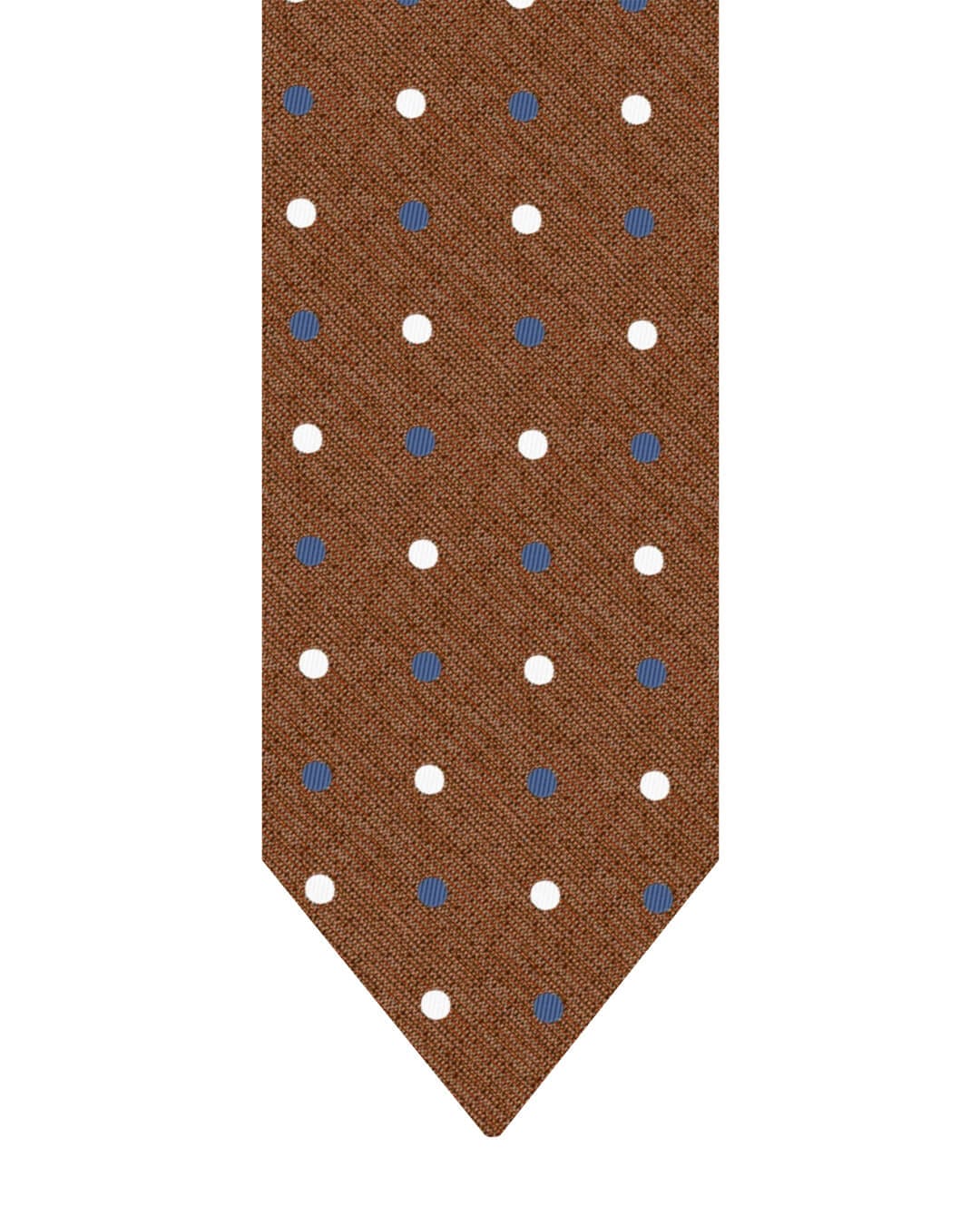 Gagliardi Ties One Size Gagliardi Rust Tie Italian Cotton Silk Linen Spot