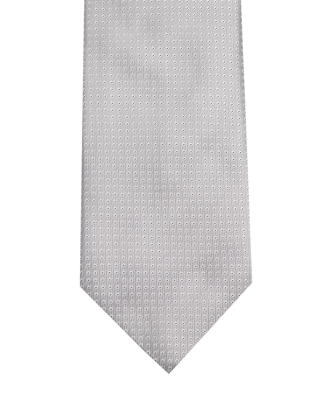 Gagliardi Ties One Size Gagliardi Silver Geometric Italian Silk Tie