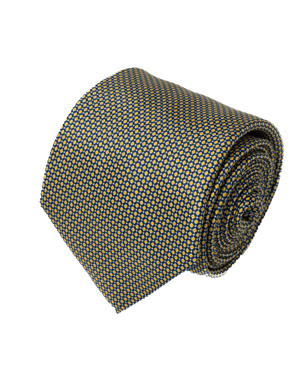Gagliardi Ties One Size Gagliardi Yellow Geometric Italian Silk Printed Tie
