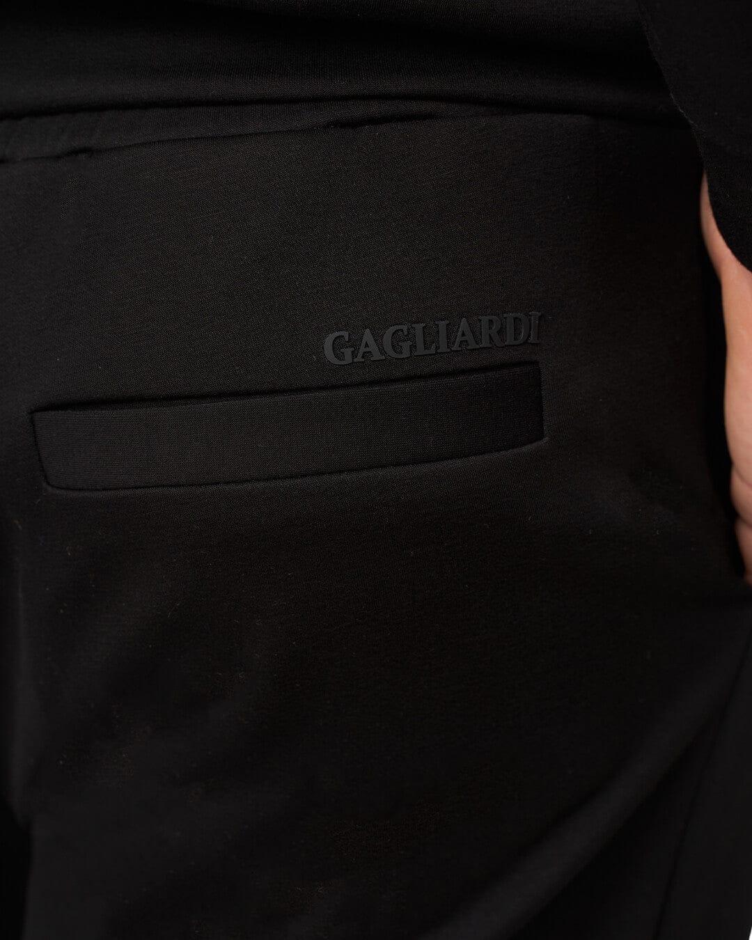 Gagliardi Trousers Gagliardi Black Joggers Interlock
