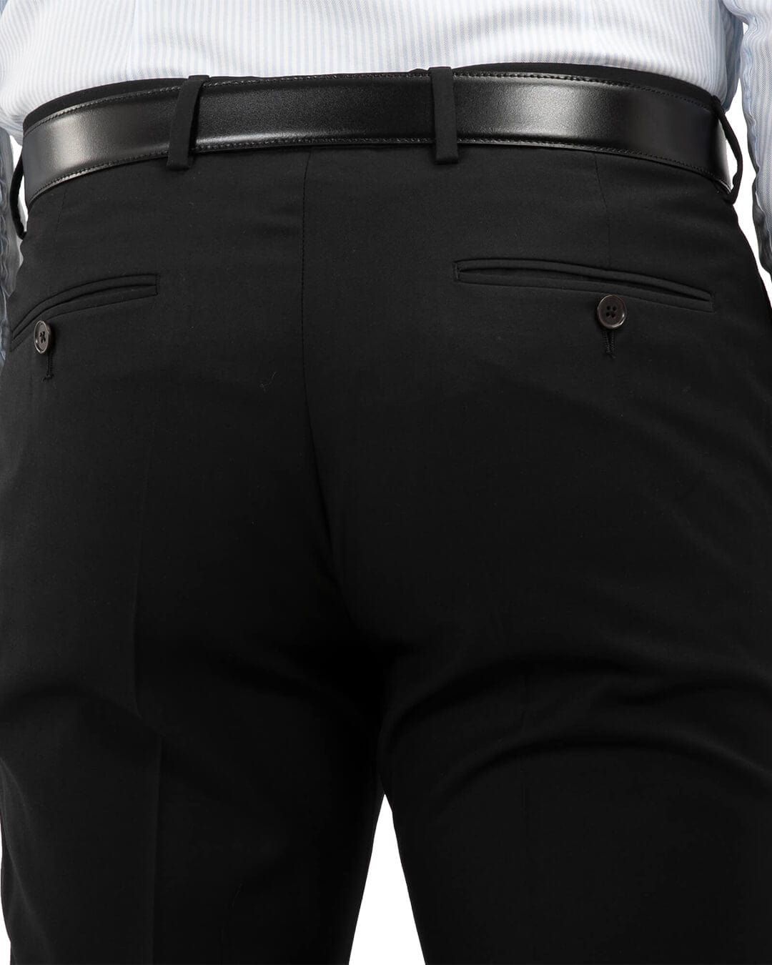 Black Machine Washable Trousers