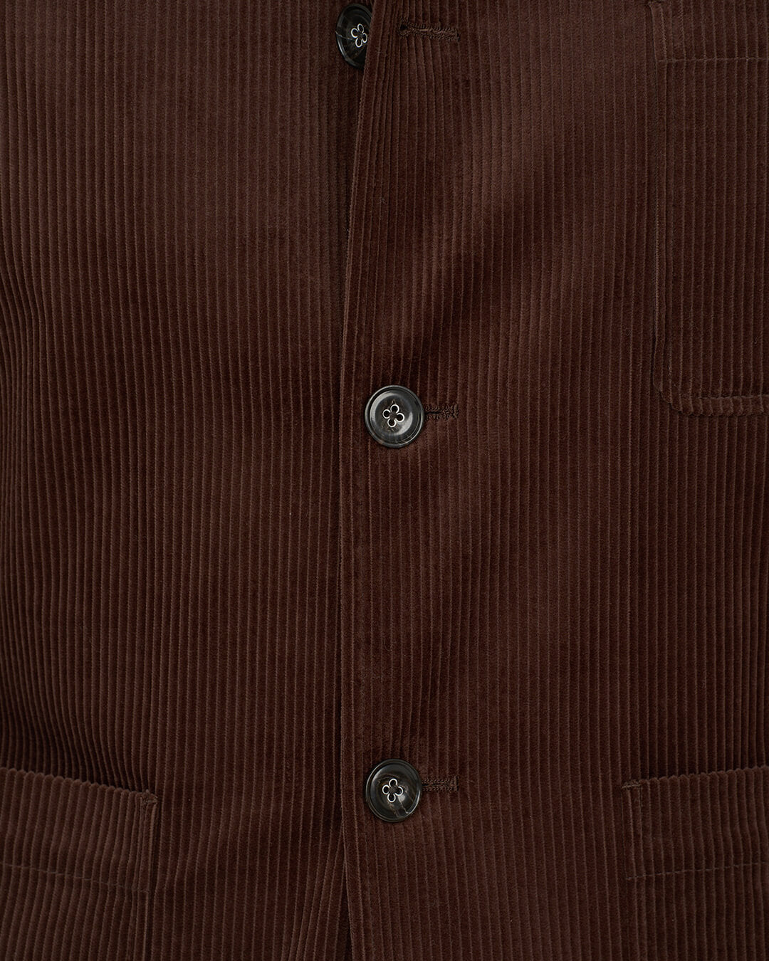 Gagliardi Brown Shirt Jacket Corduroy Cotton