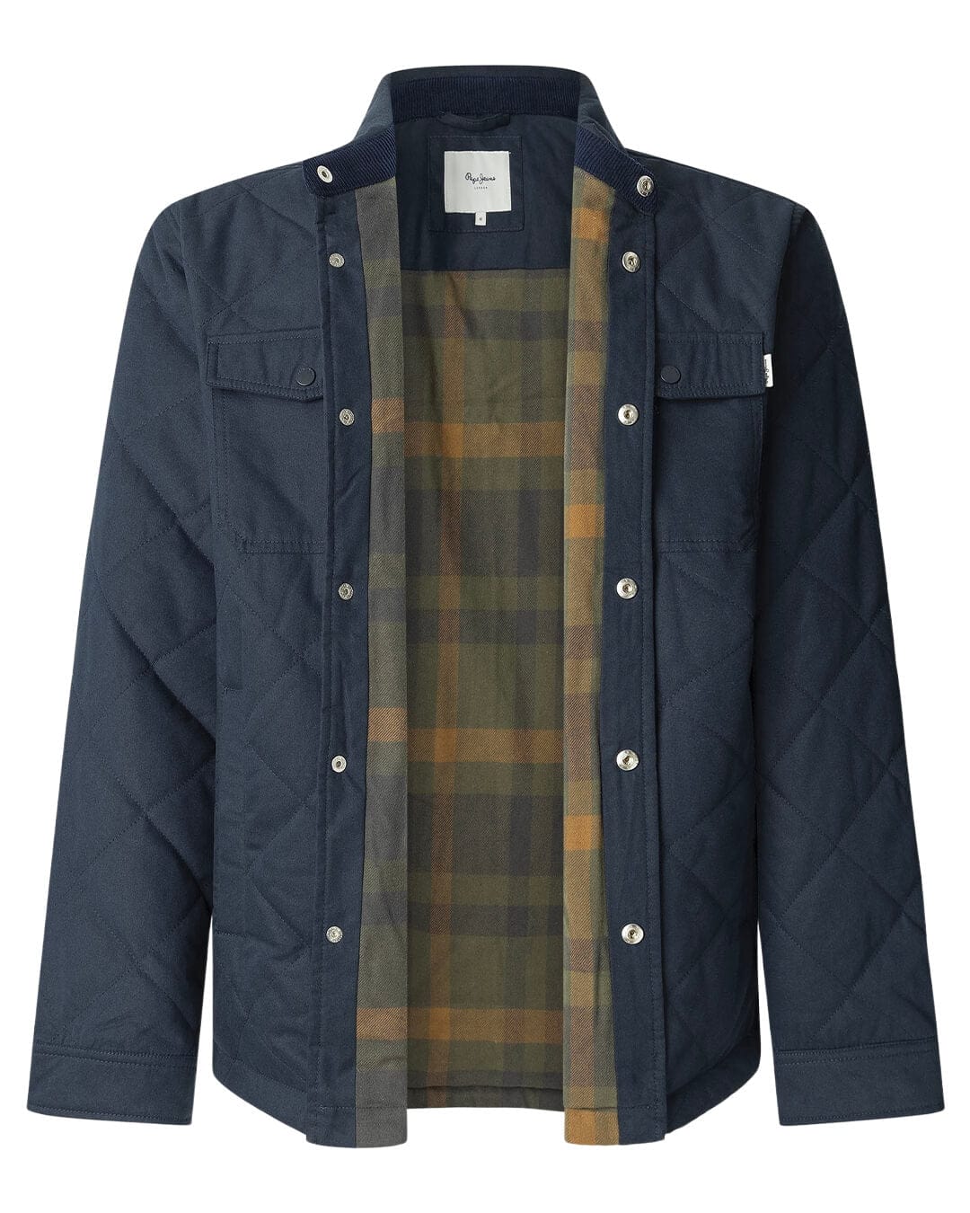 Pepe Jeans Jackets QUILTED WORKSHIRT DULWICH BLUE P594