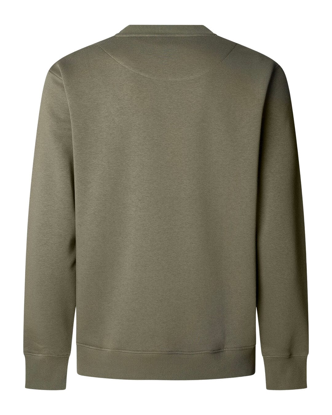 Pepe Jeans Jumpers MACBETH SMALL LOGO PLAIN CREW MILITARY GREEN P679
