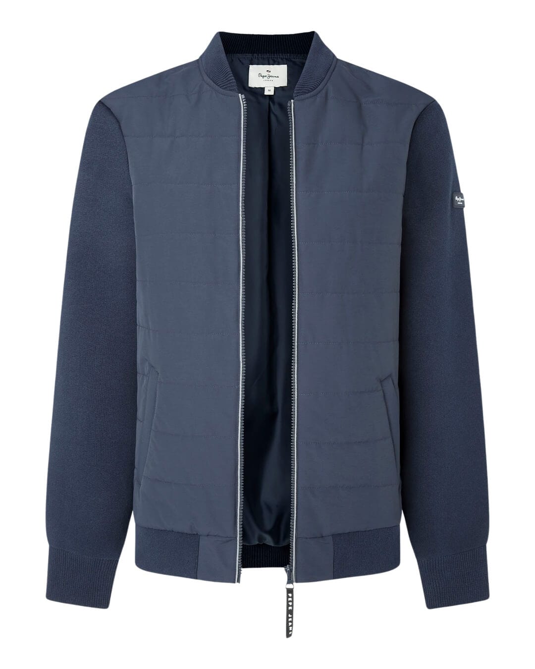 Pepe Jeans Jumpers Pepe Jeans Navy Crew Bomber Cardigan