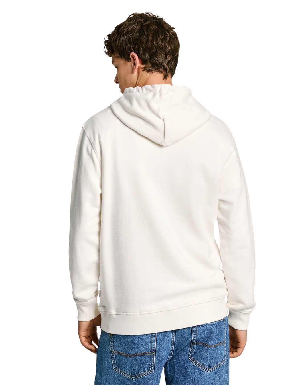 Pepe Jeans Jumpers Pepe Jeans White Saul Hoodie