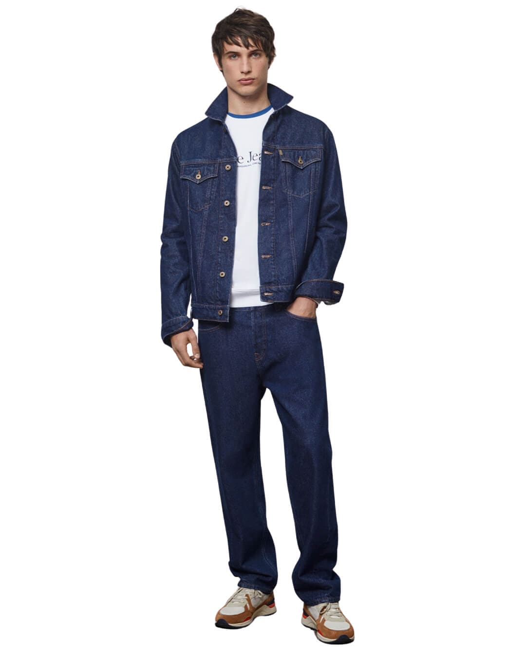 Pepe Jeans Outerwear Pepe Jeans Blue Denim Regular Jacket