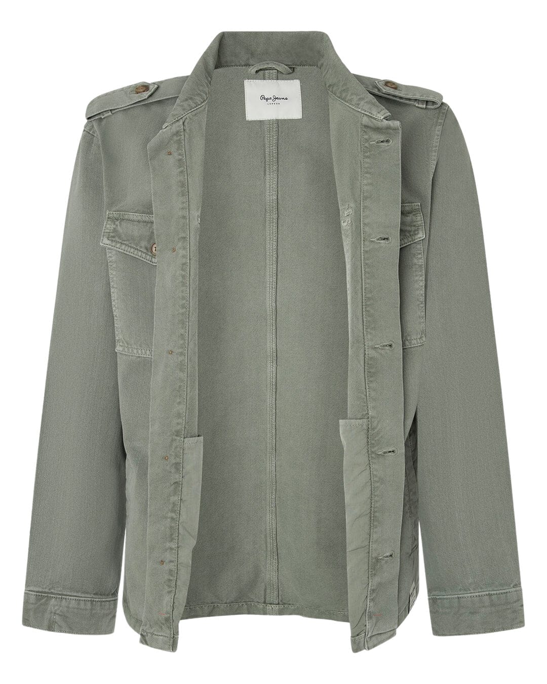 Pepe Jeans Outerwear Pepe Jeans Green Eaton Colour Field Jacket