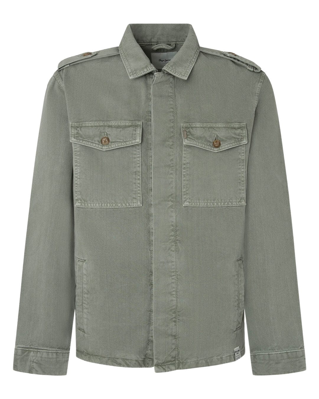 Pepe Jeans Outerwear Pepe Jeans Green Eaton Colour Field Jacket