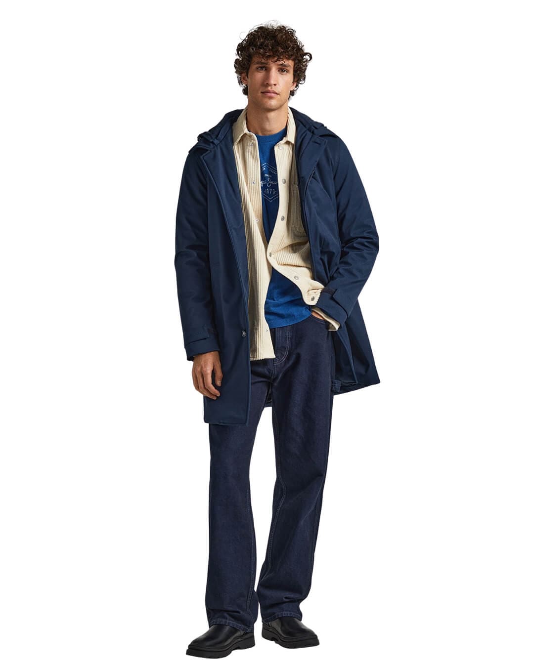 Pepe Jeans Outerwear Pepe Jeans Navy Broderick Jacket