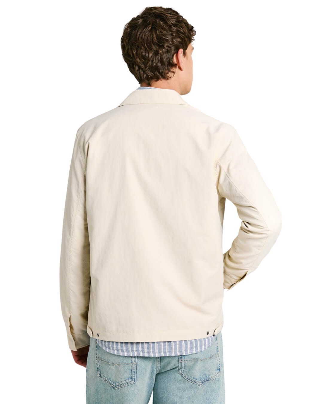 Pepe Jeans Outerwear Pepe Jeans White Truro Jacket