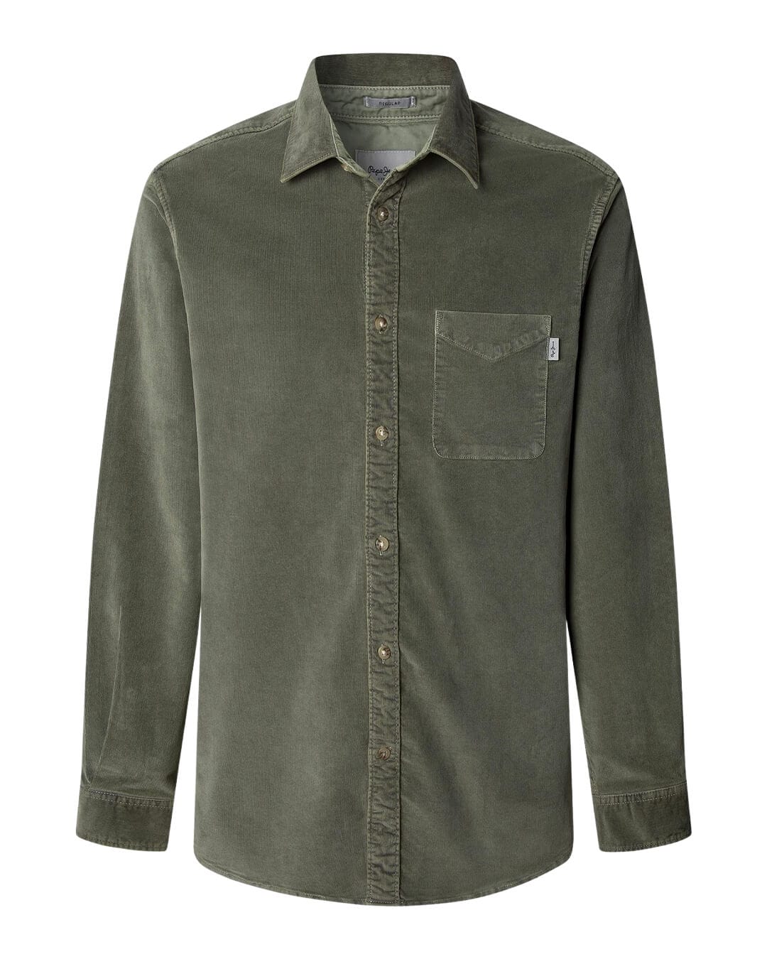 Pepe Jeans Shirts CLAYTON DARK KHAKI GREEN P785