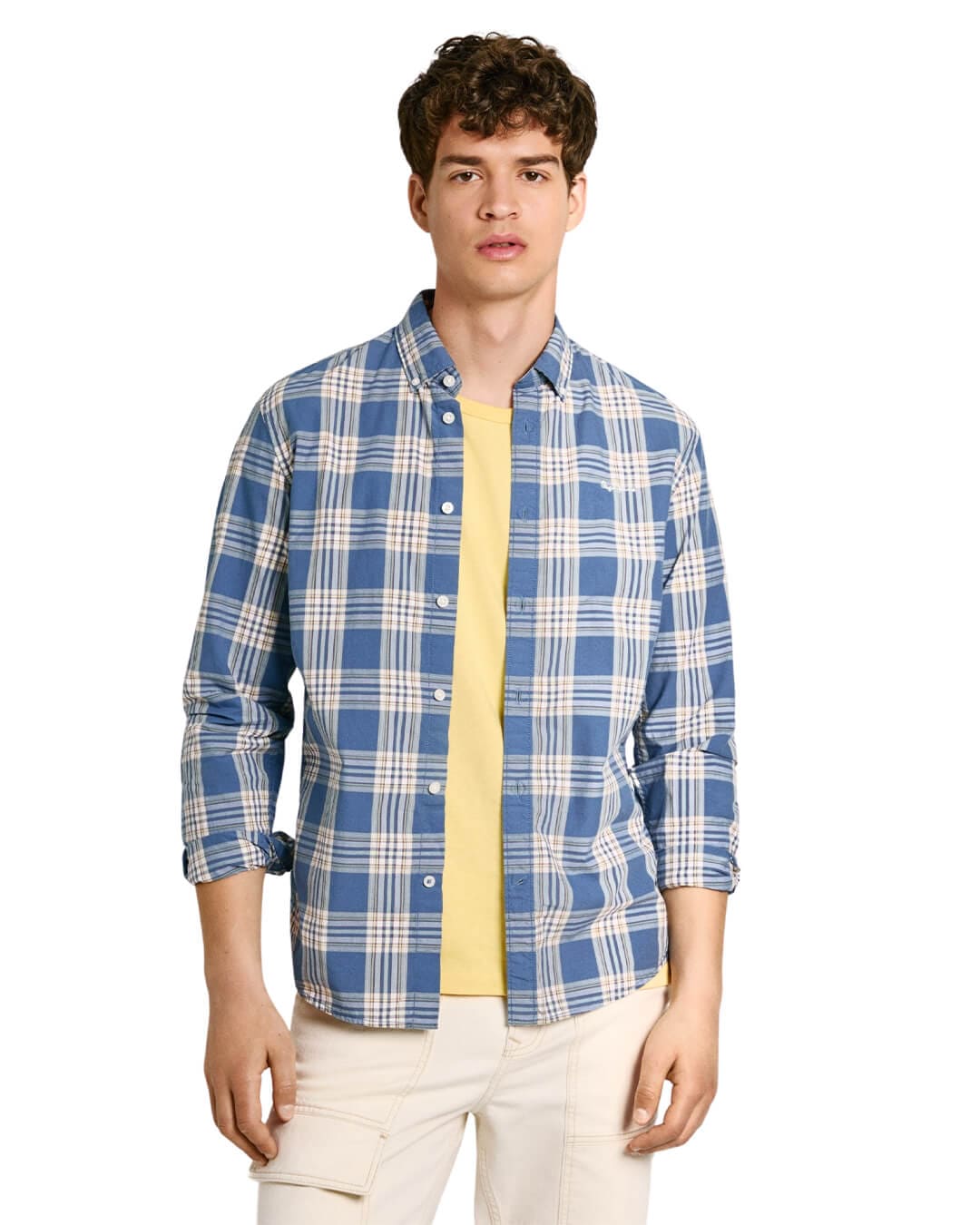 Pepe Jeans Shirts Pepe Jeans Blue Checked Markle Shirt