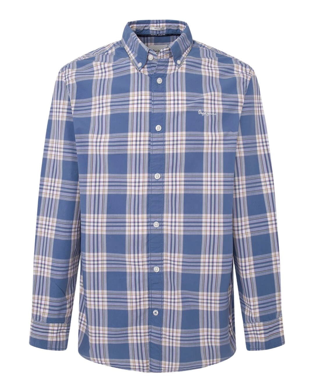 Pepe Jeans Shirts Pepe Jeans Blue Checked Markle Shirt