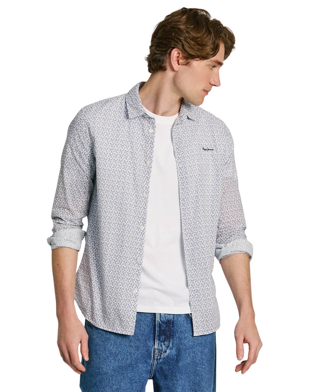 Pepe Jeans Shirts Pepe Jeans Blue Major Shirt