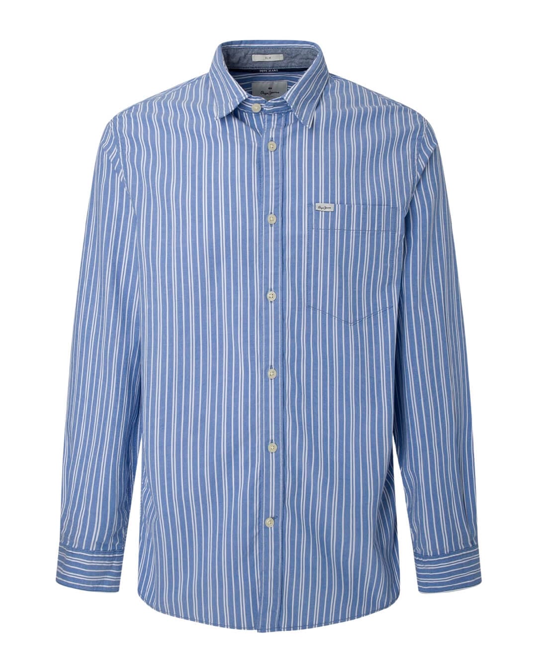 Pepe Jeans Shirts Pepe Jeans Blue Striped Castle Shirt