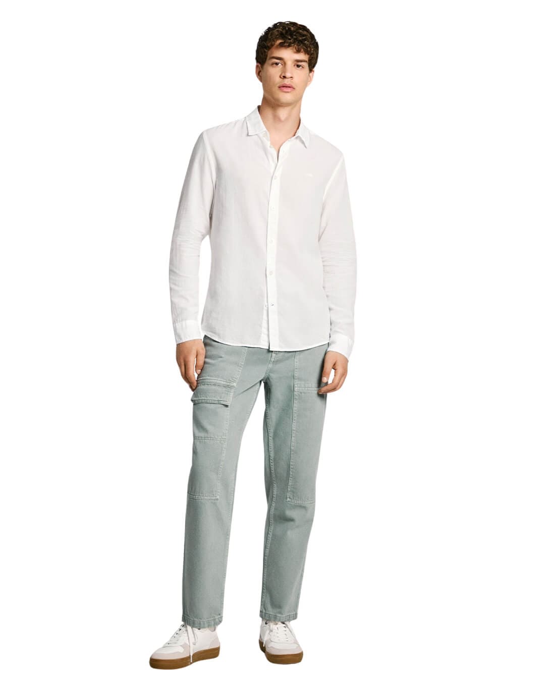 Pepe Jeans Shirts Pepe Jeans White Marcel Shirt