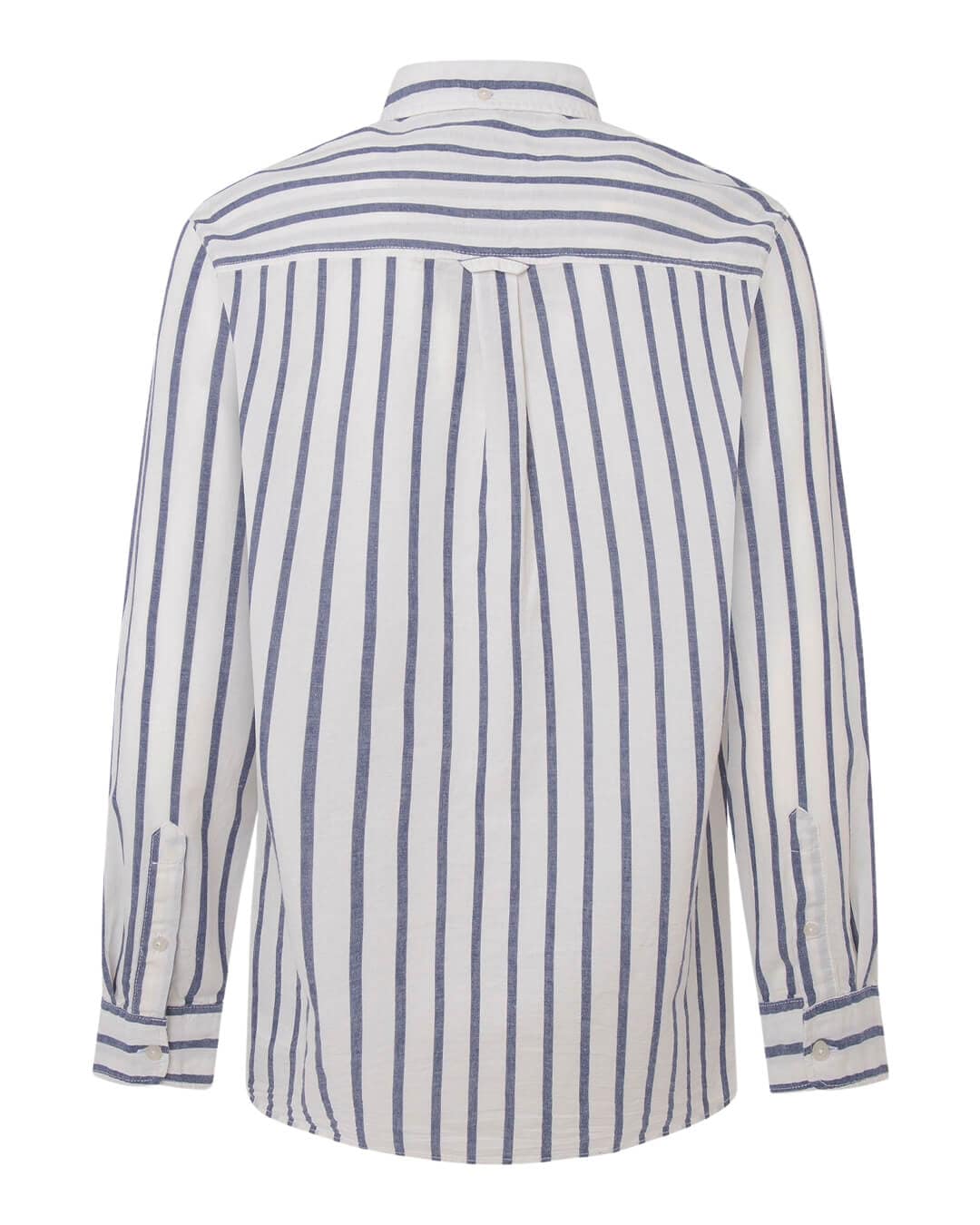 Pepe Jeans Shirts Pepe Jeans White Striped Mont Shirt