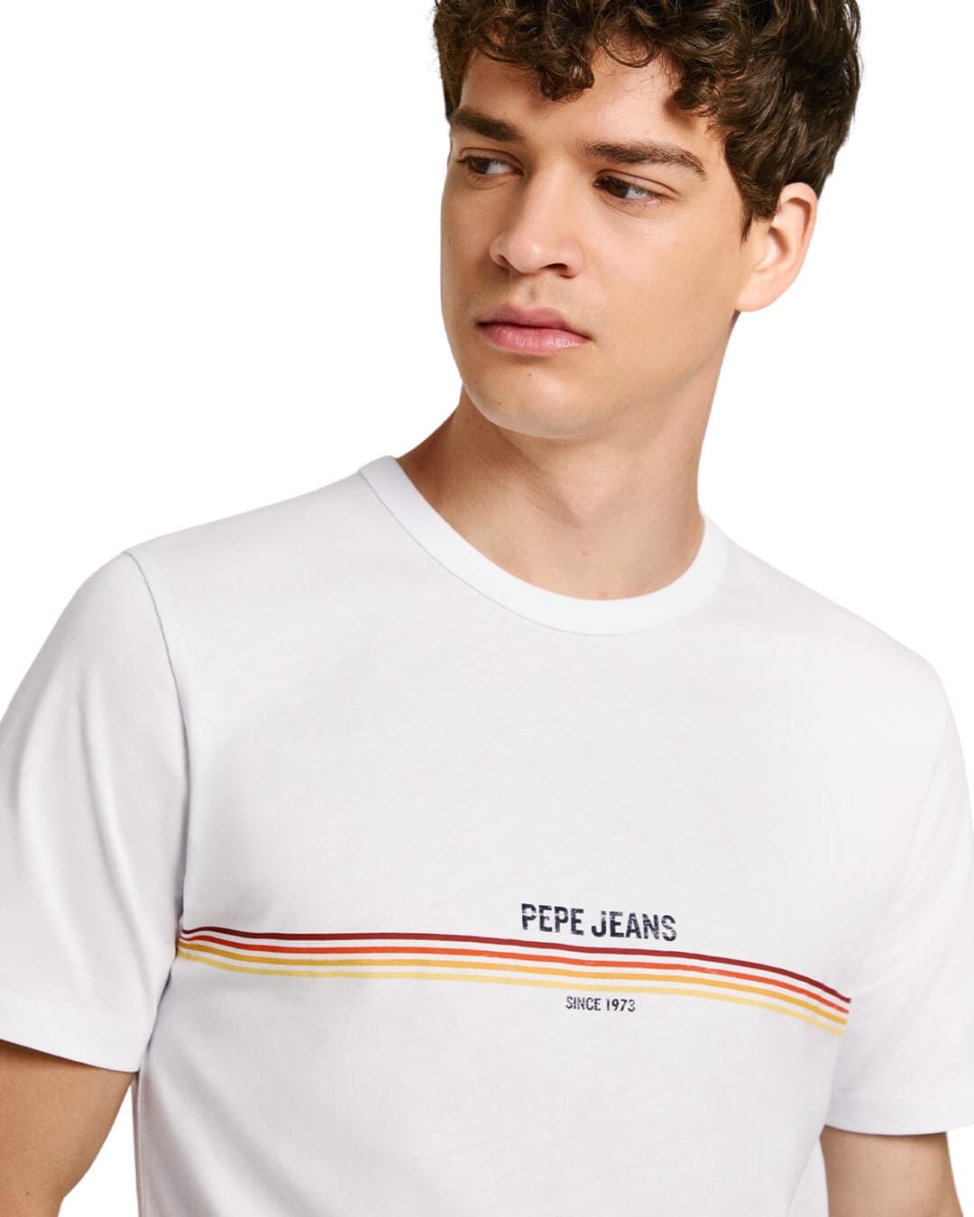 Pepe Jeans T-Shirts Pepe Jeans White Adur T-Shirt