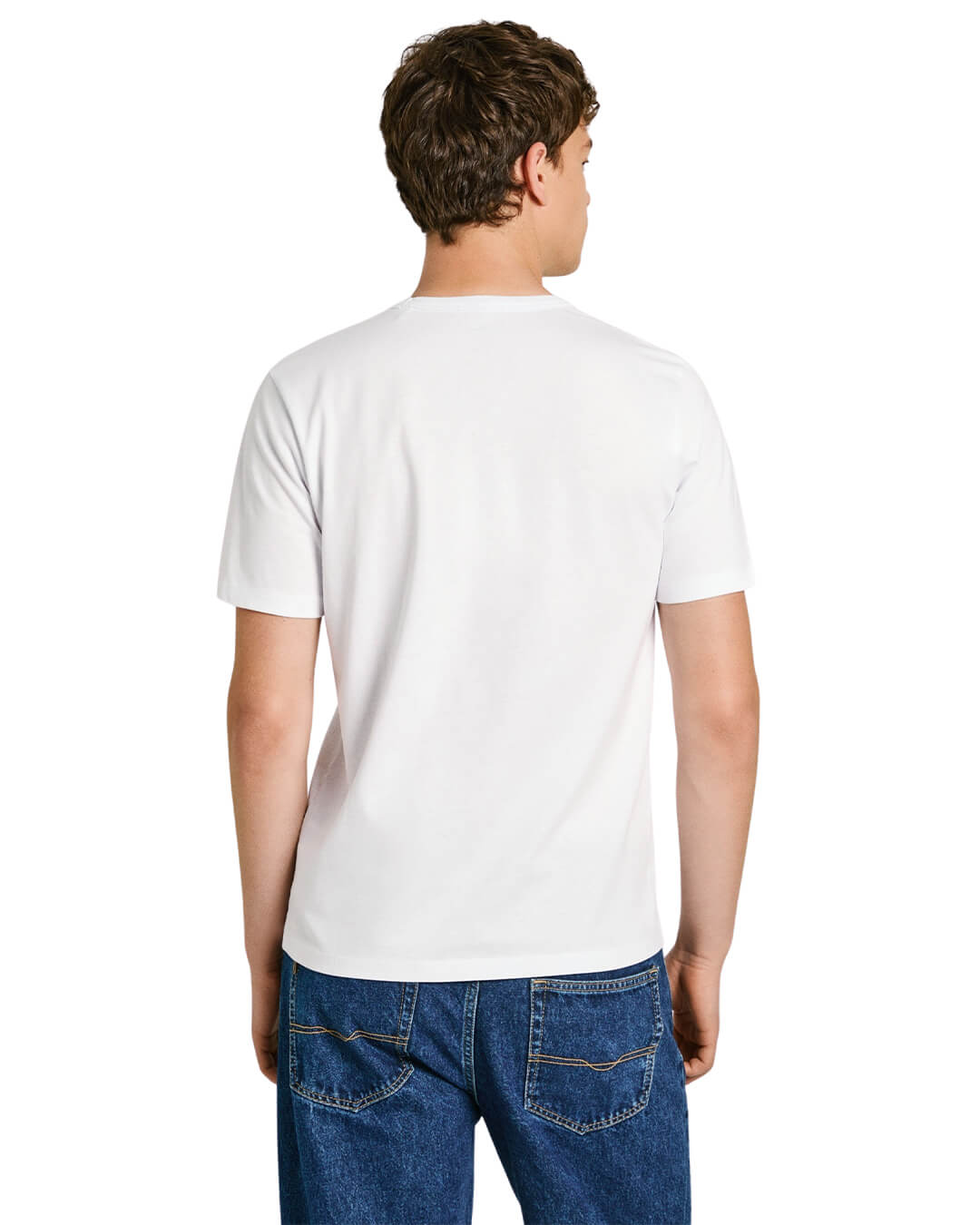 Pepe Jeans T-Shirts Pepe Jeans White Adur T-Shirt