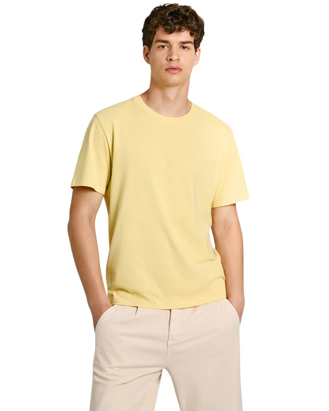 Pepe Jeans T-Shirts Pepe Jeans Yellow Connor T-Shirt