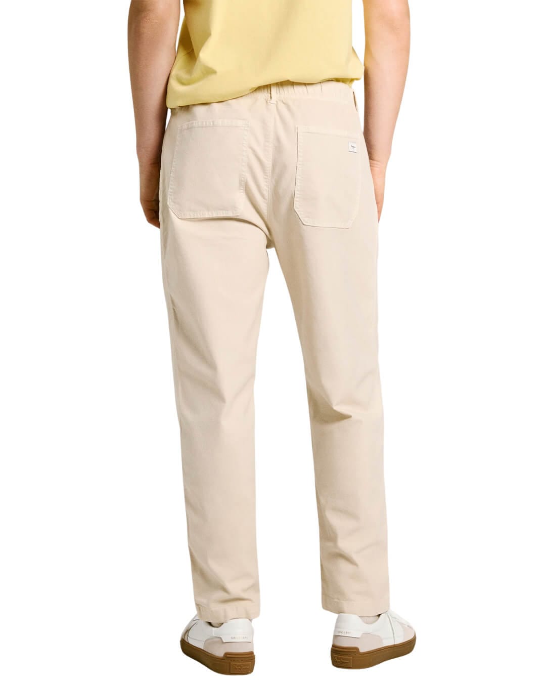 Pepe Jeans Trousers Pepe Jeans White Relaxed Comfort Trousers