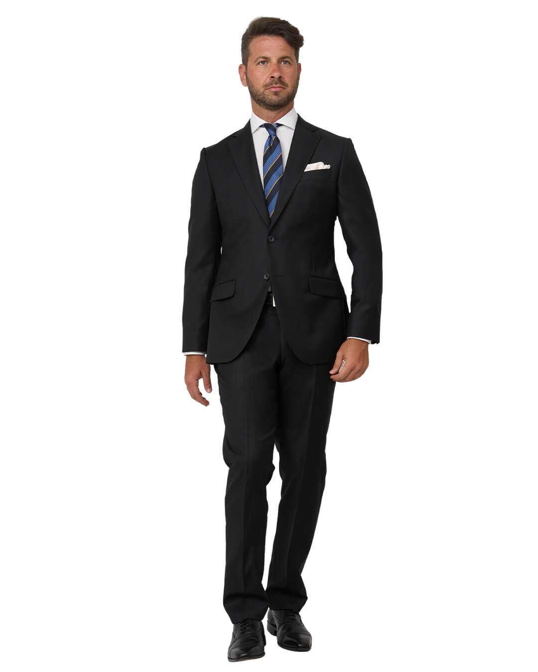 Gagliardi Black Traveller Twill Suit