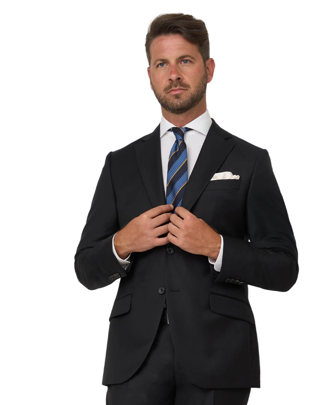 Gagliardi Black Traveller Twill Suit