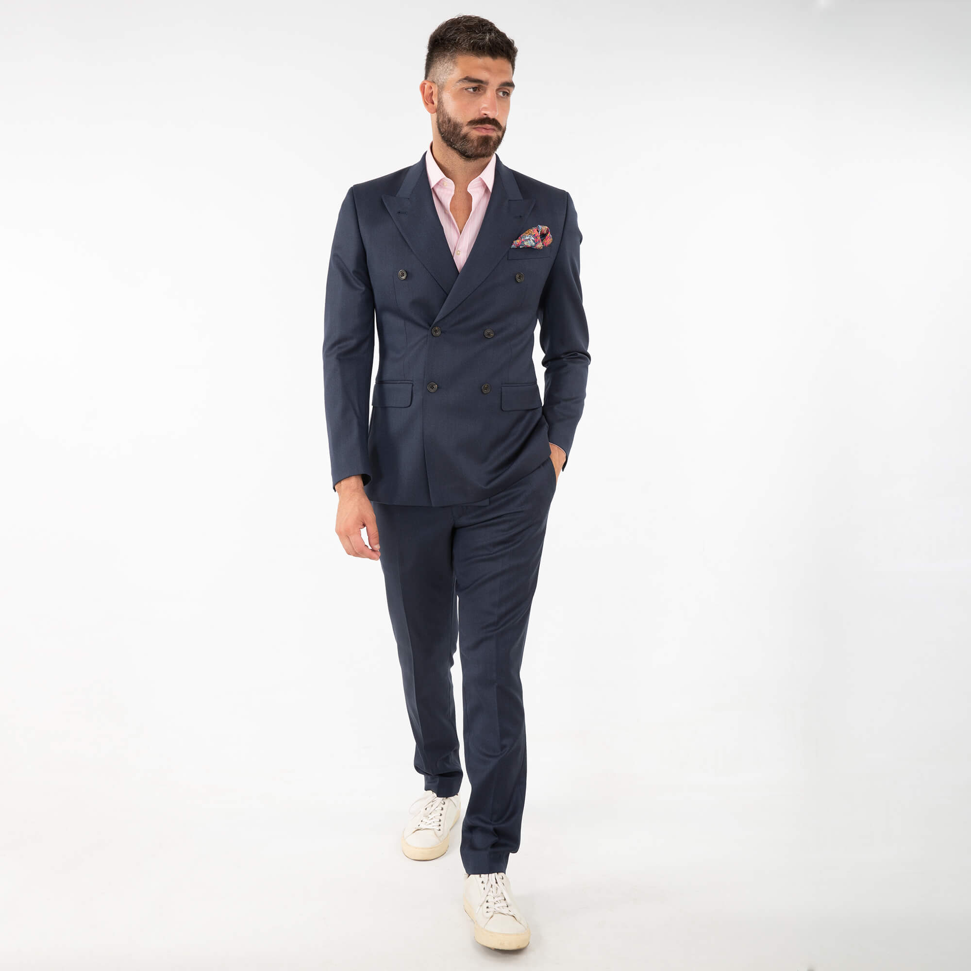 Blue Twill Suit