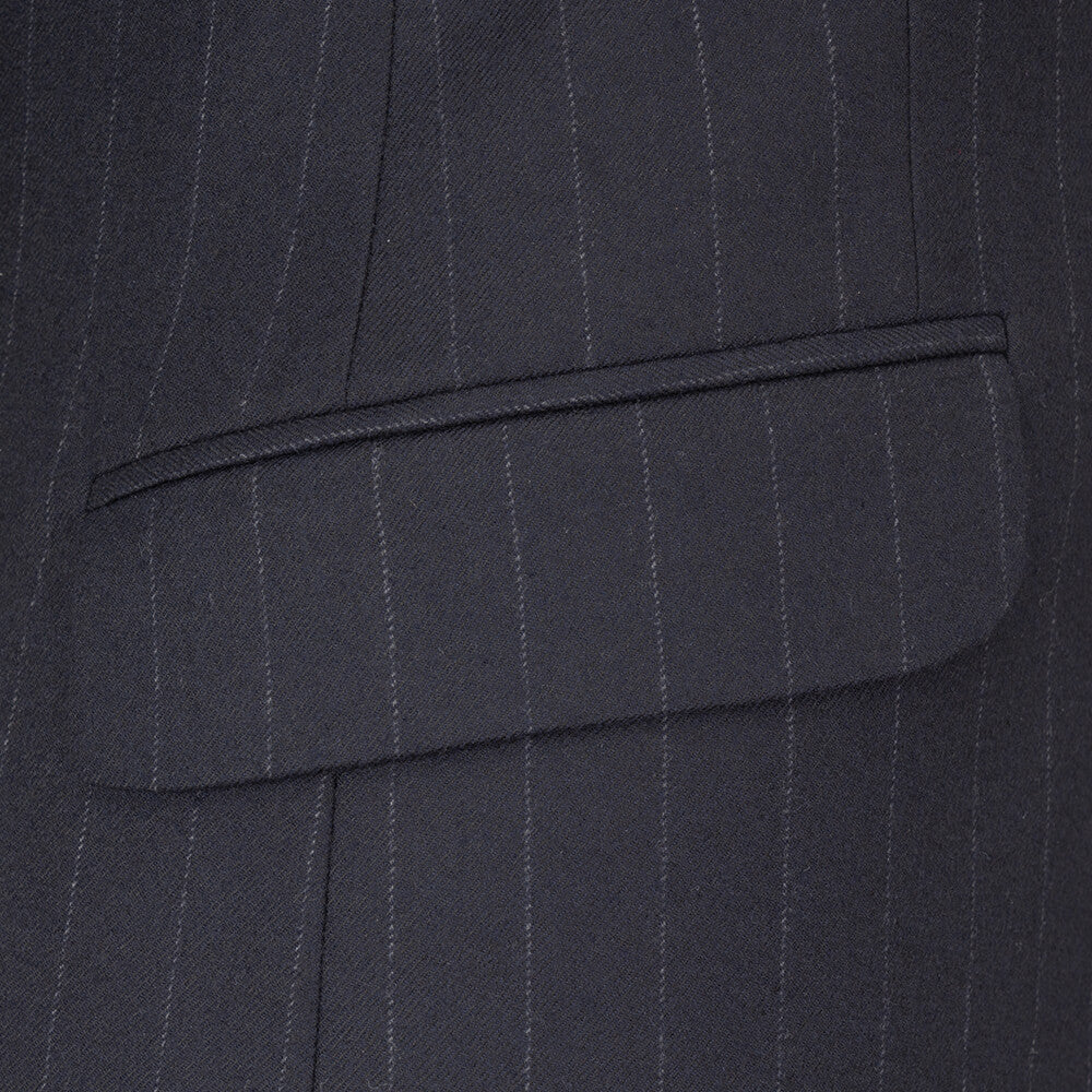 Lanificio F.lli Cerruti Navy Striped Suit - Gagliardi
