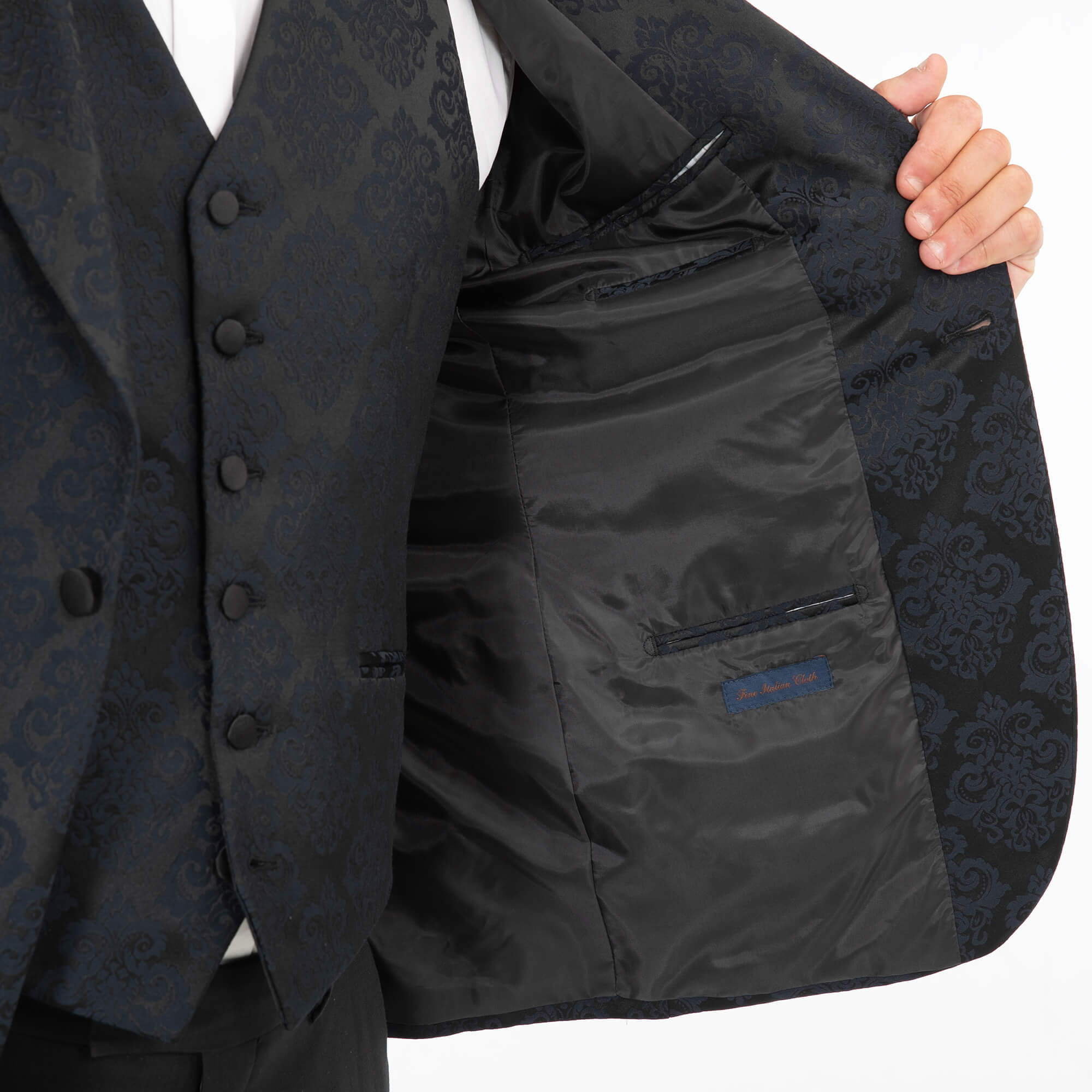 Black Brocade Jacket