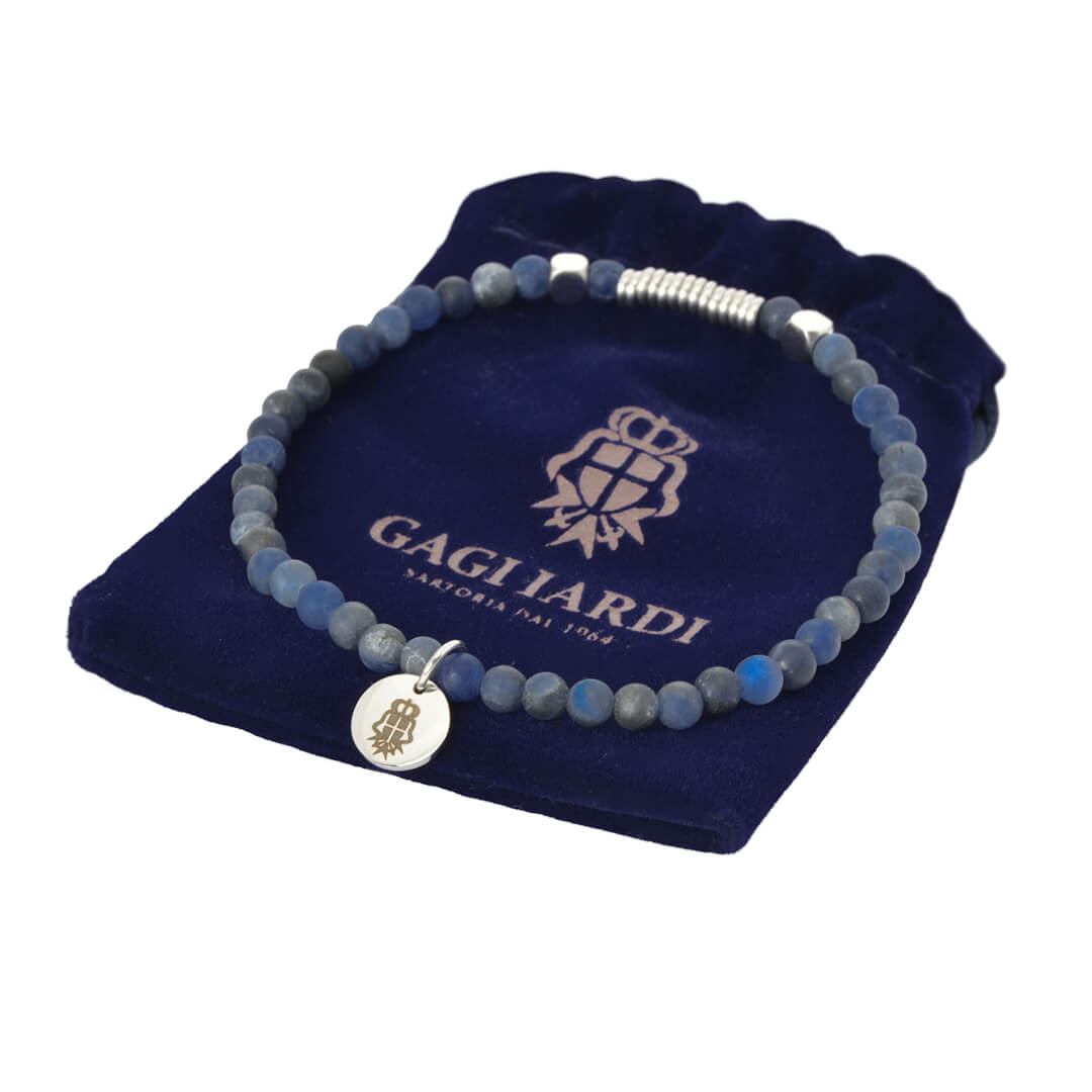 Blue Beaded Bracelet - Gagliardi
