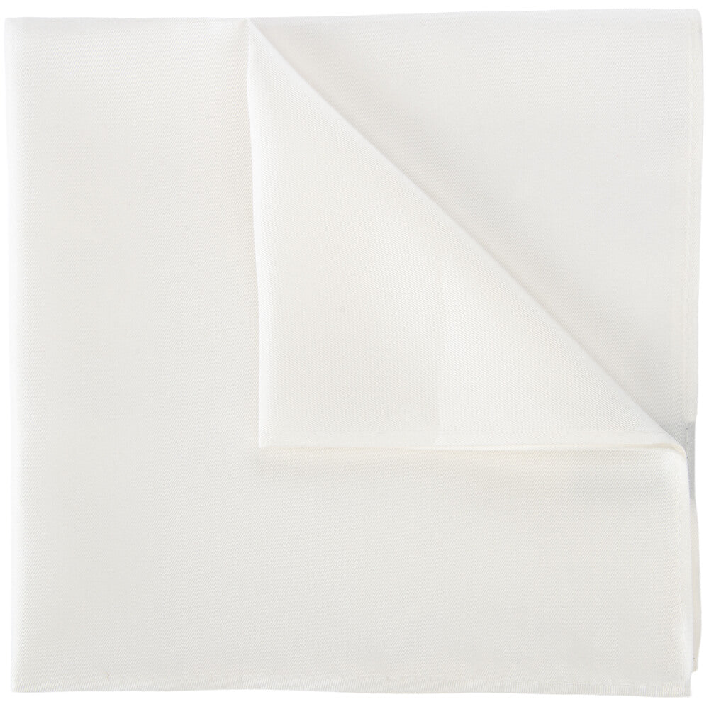 White Plain Pocket Square - Gagliardi