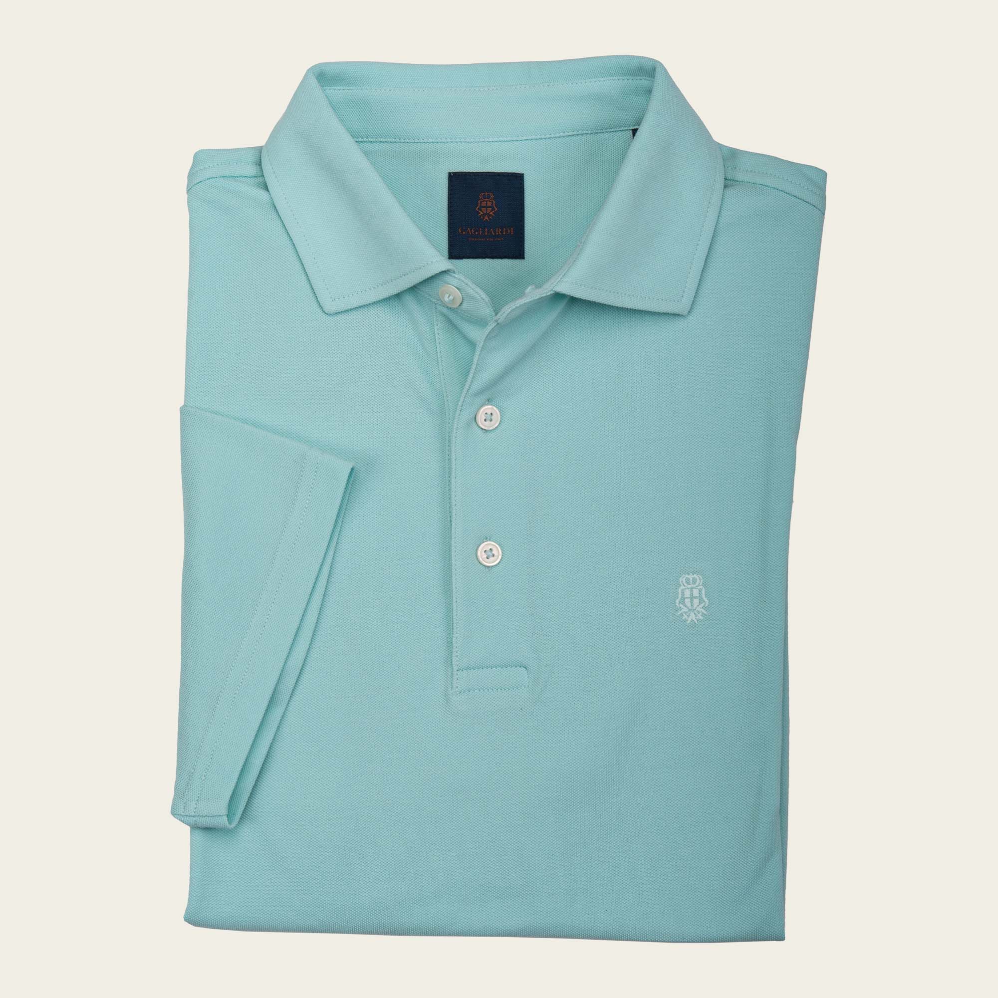 Mint Pique Polo Shirt