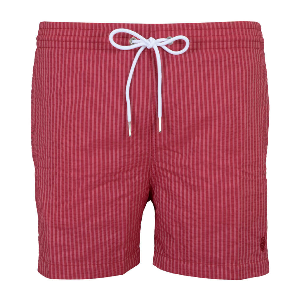 Red Stripe Swim Shorts - Gagliardi