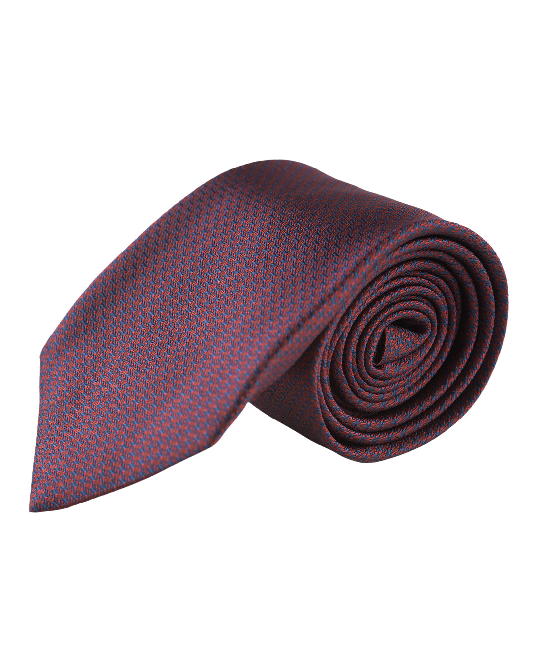 Red Puppytooth Italian Silk Tie