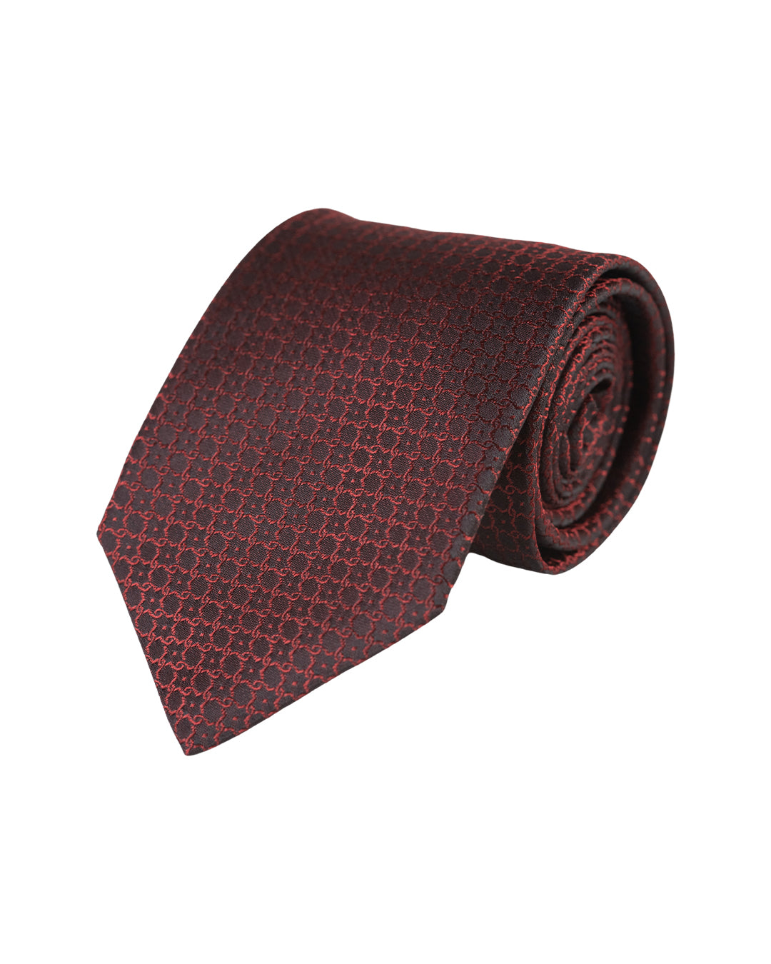 Red Tie With Flowers