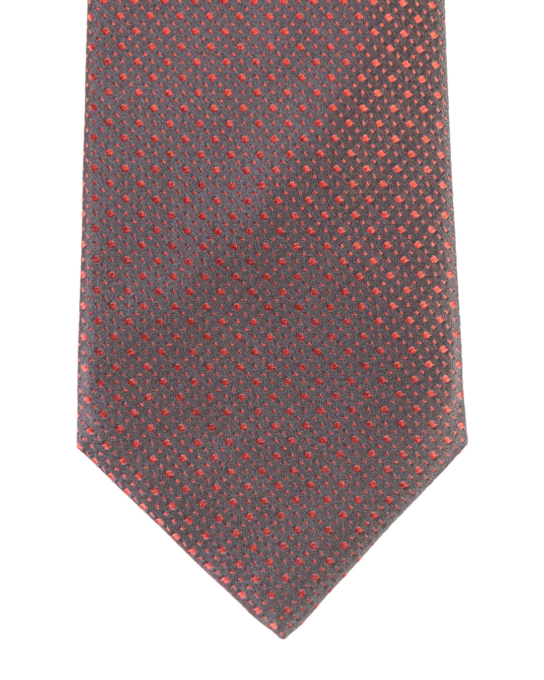 Red Tie With Dots
