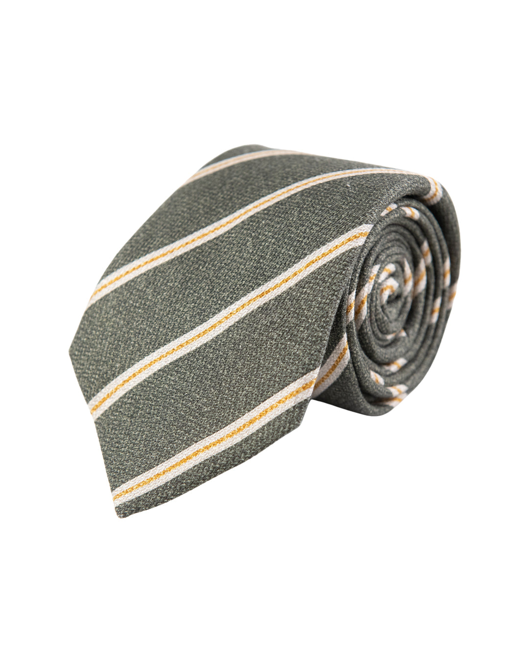 Olive Tie Stripe