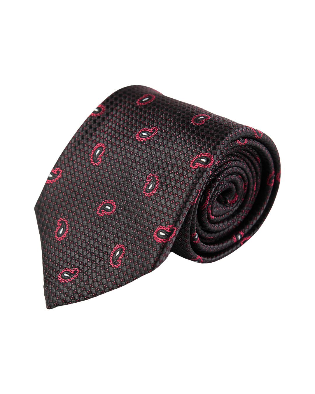 Red Tie Paisley Design