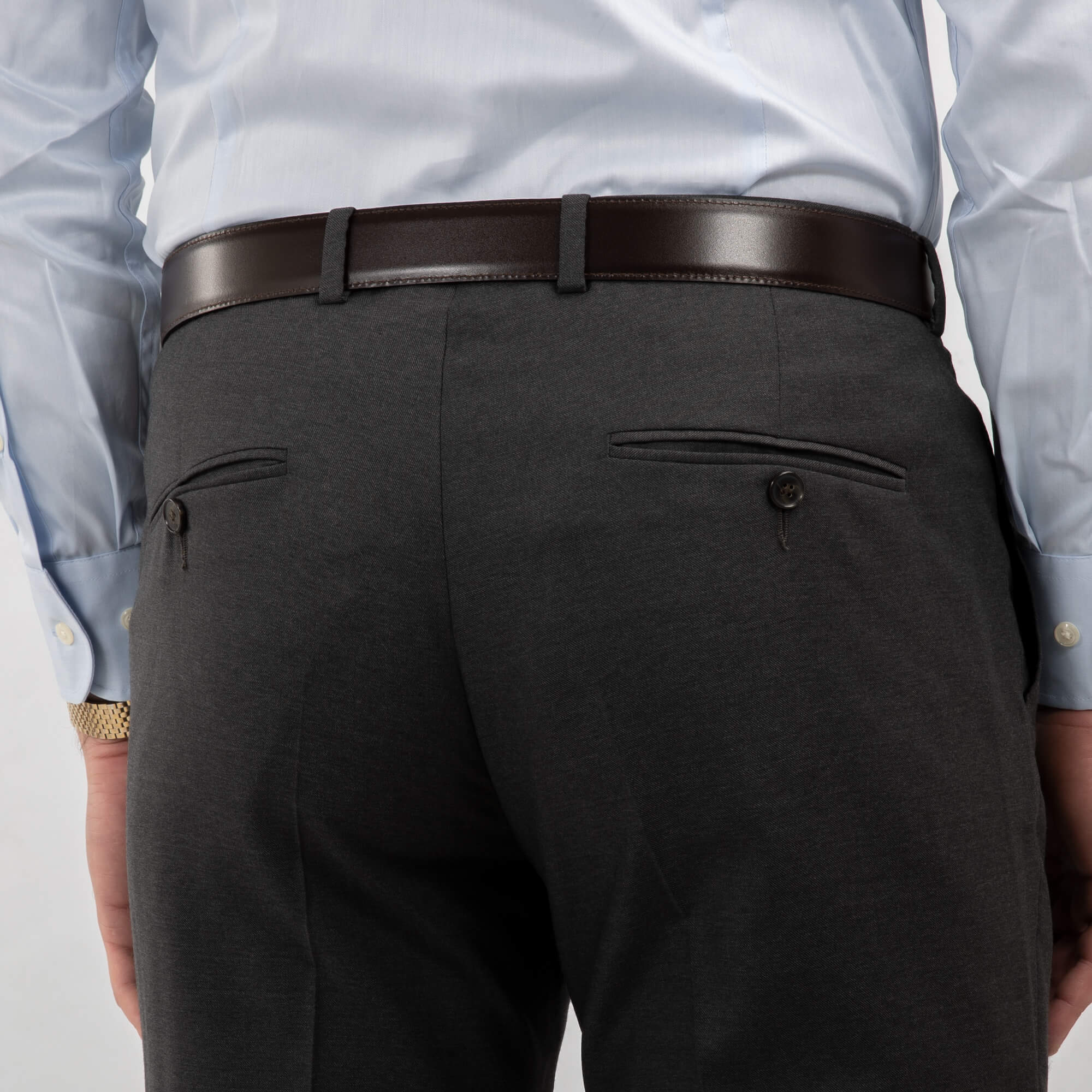 Lanificio Cerruti Charcoal Suit Trousers